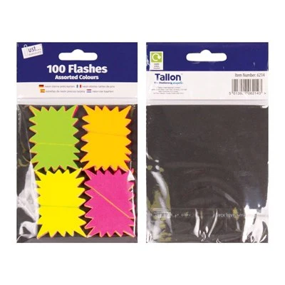 100 Fluorescent Flashes 56mm x 42mm