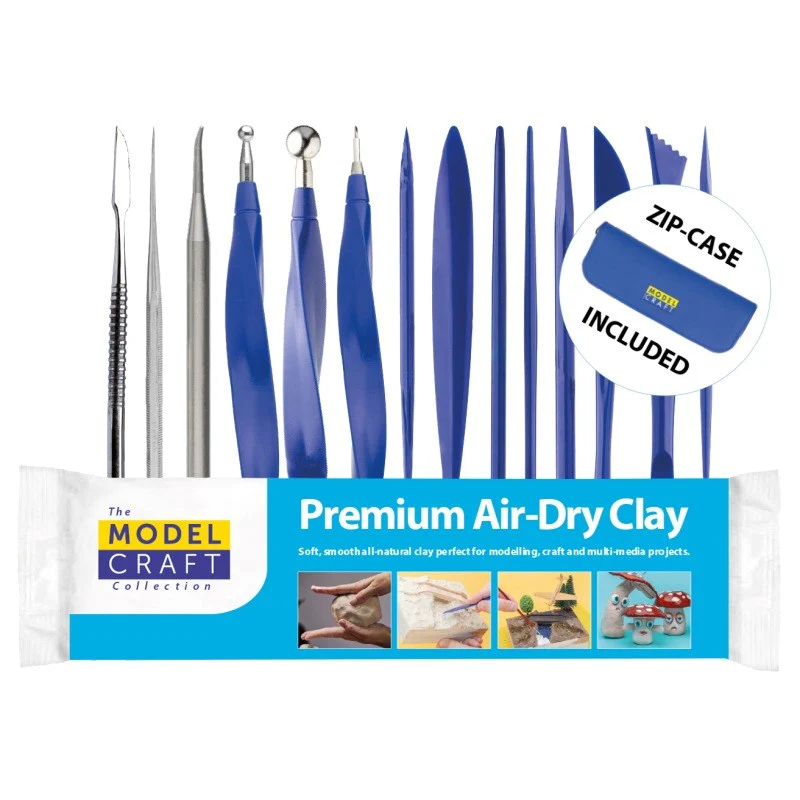 15pc Sculpting Tool & Clay Modelling Set
