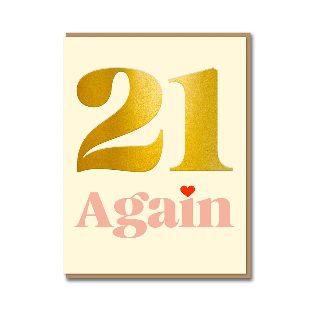 21 Again Card