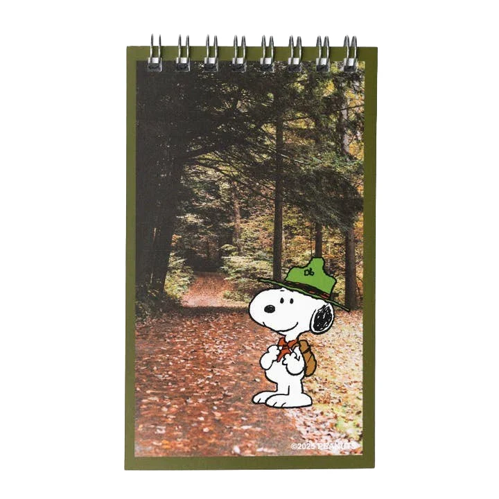 3P4 X PeanutsĀ® - Snoopy Scout Mini Notebook