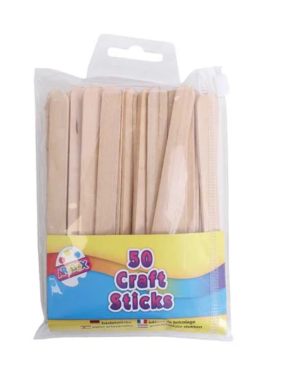 50 Craft (Lollipop) Sticks