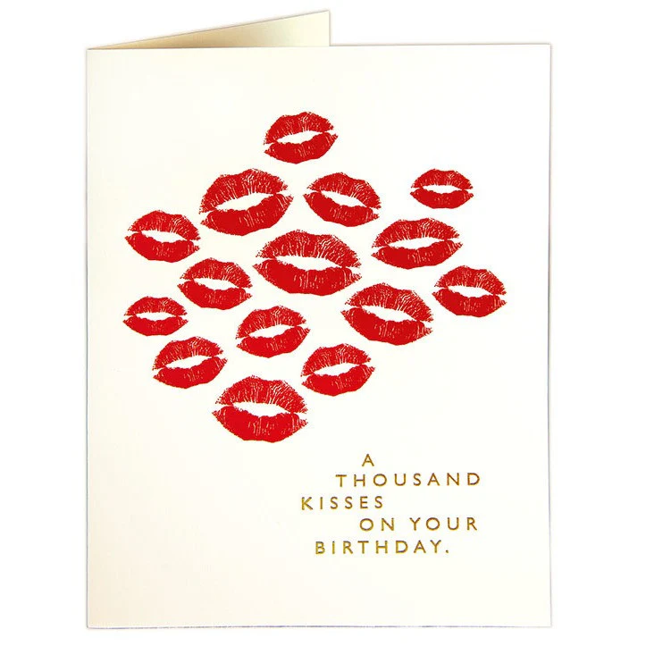 A Thousand Kisses Card