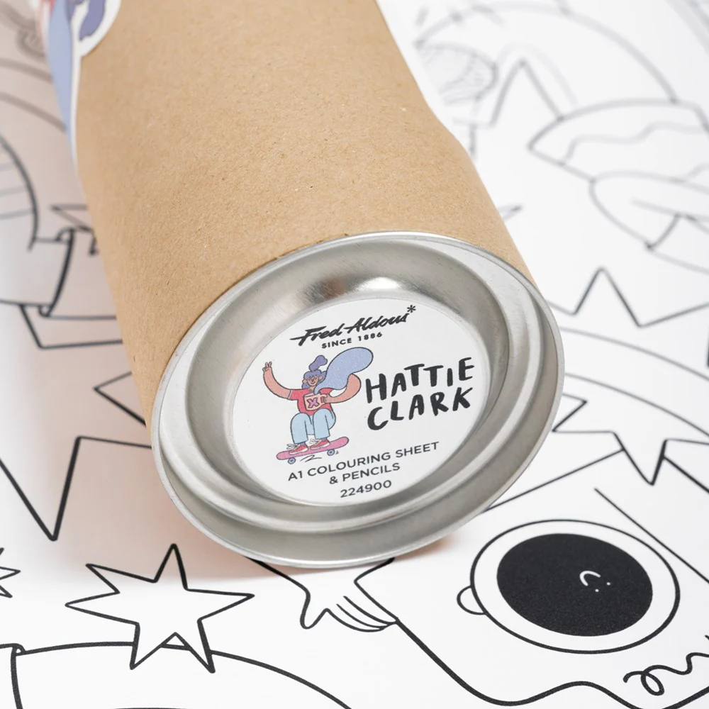 A1 Colouring Sheet and Pencils - Hattie Clark - Image 3