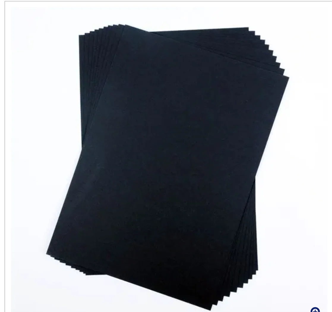 A4 300gsm Black Card - 10 Sheet  Pack