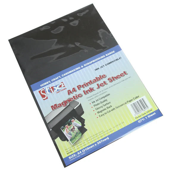 Stix 2 A4 Printable Magnetic Ink Jet Sheet
