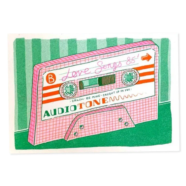 A5 Mixtape Risograph Print