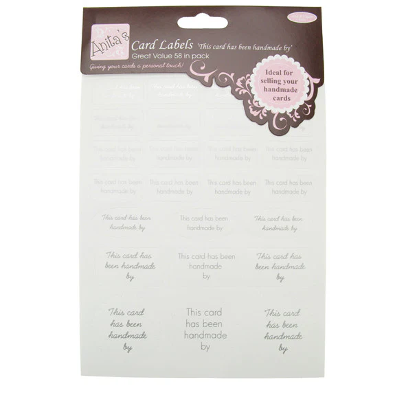 Card Labels Small "Handmade By" 2pk
