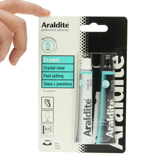 Araldite Crystal Tubes 15ml x 2 - Image 2