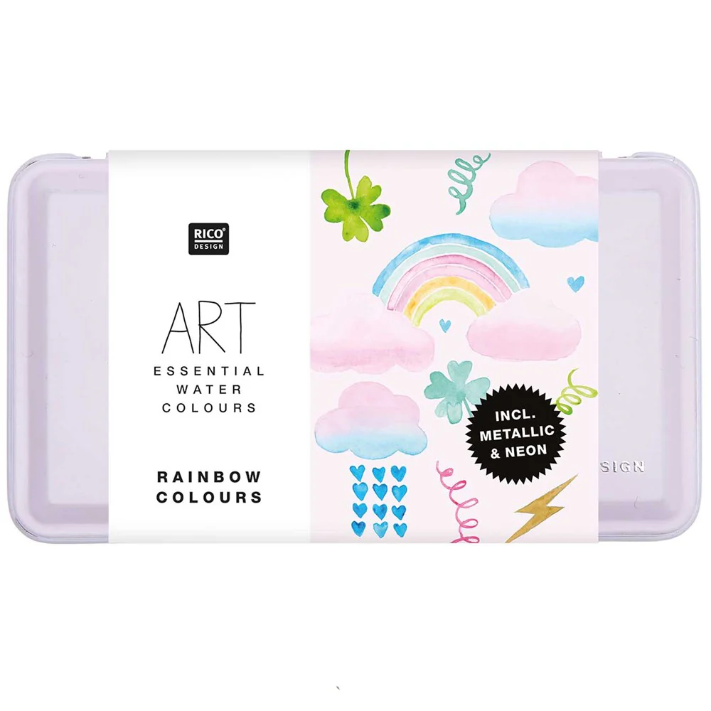 Rico Art Essential Watercolours Rainbow Colours