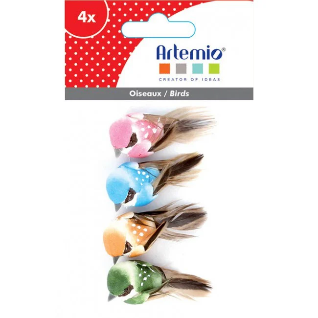 Artemio 4 Birds 4cm