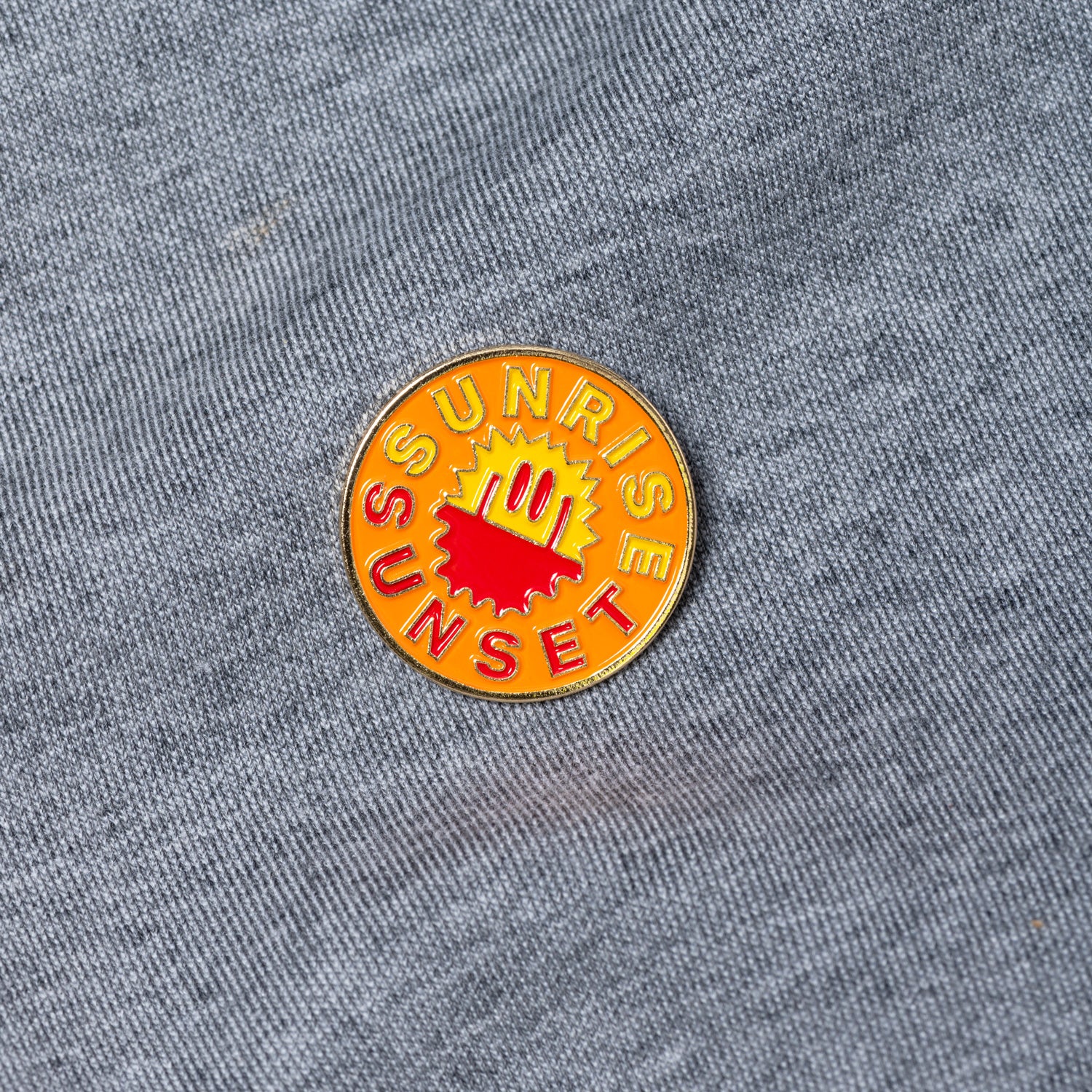 AW Pin Badge – Sunrise Sunset Col 2 - Image 2