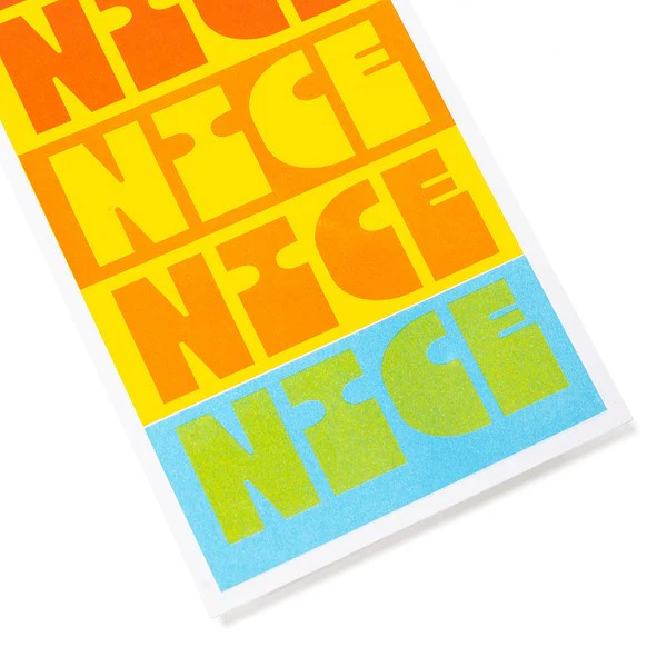 AW Riso Print – Nice Nice Nice - Image 2