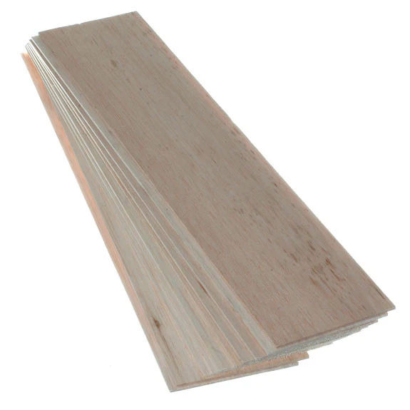 Balsawood 2.4 x 100 x 450 mm Bulk Pack 10