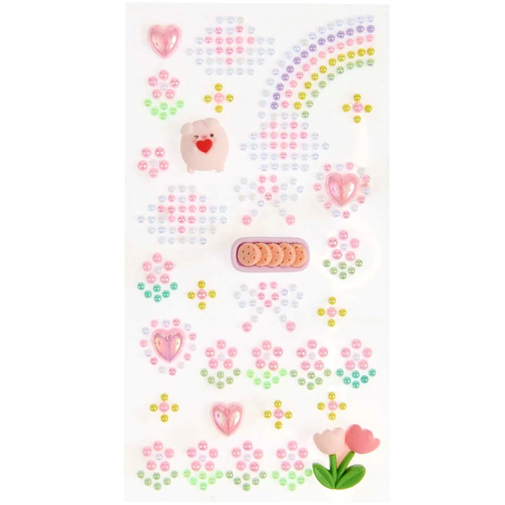 Paper Poetry 3D Pink Pearl Stickers