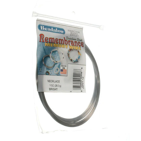 Beadalon: Memory Wire Necklace 1oz Bright