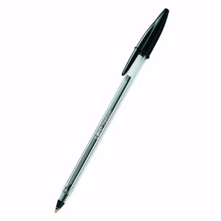 Bic Cristal Ball Point Black Pens 1.0mm - Box of 10