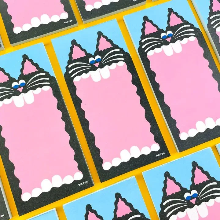 Big Mouth Cat Notepad - Image 2