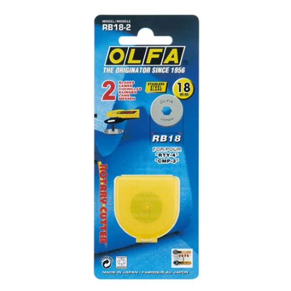 Blade for 18mm Rotary Cutters (Pack of 2) - Image 2