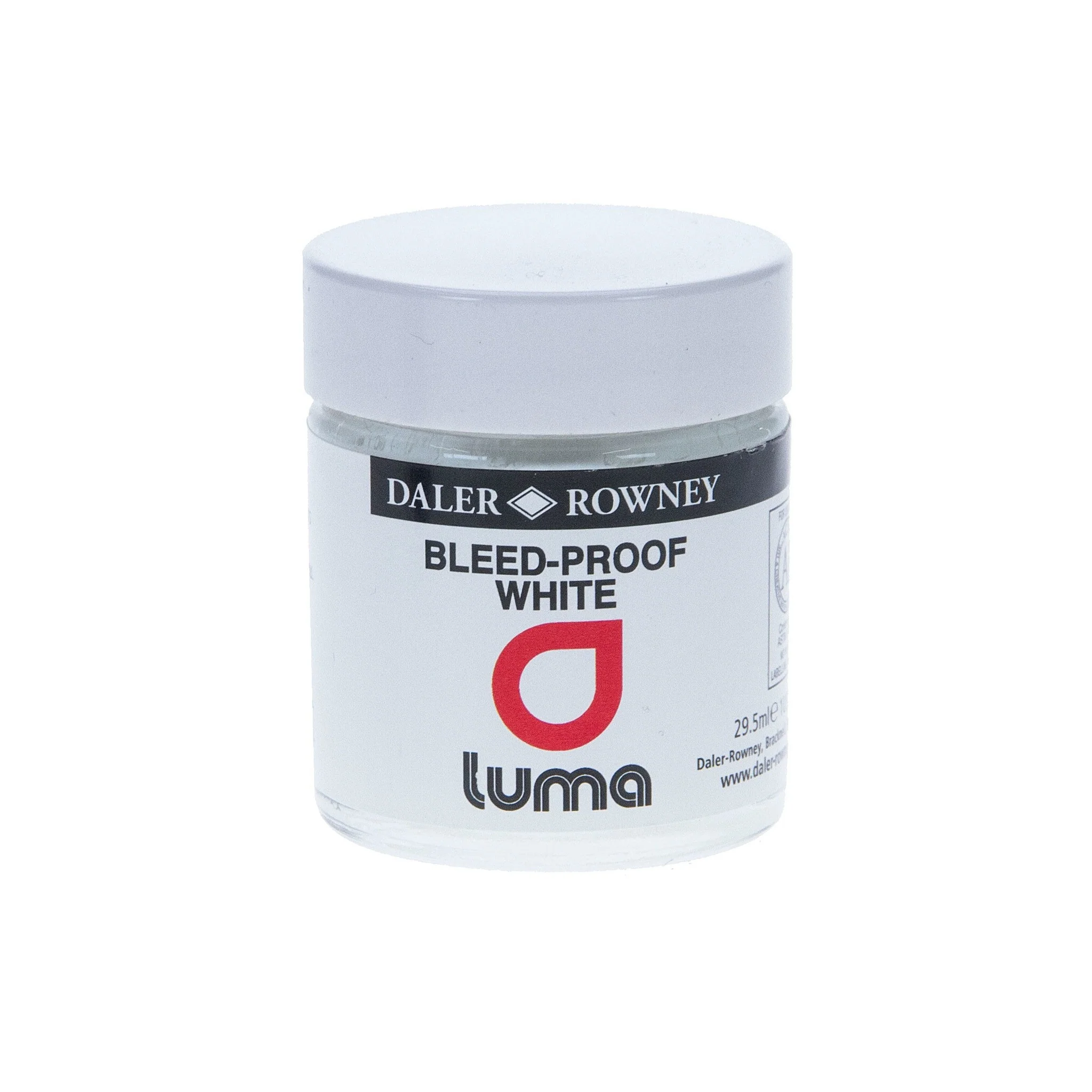 Luma Bleed Proof Ink 29.5ml White Pot