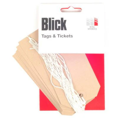 Blick Luggage Tags Buff 10pk