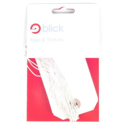 Blick Luggage Tags White 10pk