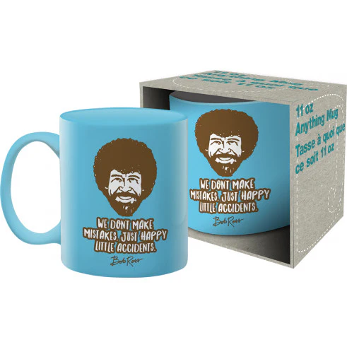 Bob Ross Happy Accidents Mug