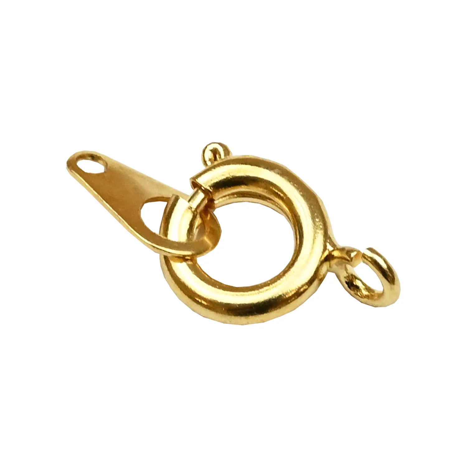 Bolt Rings 9mm Gilt - 12 Pk