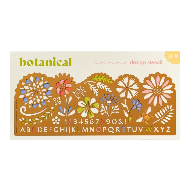 Botanical Brass Stencil