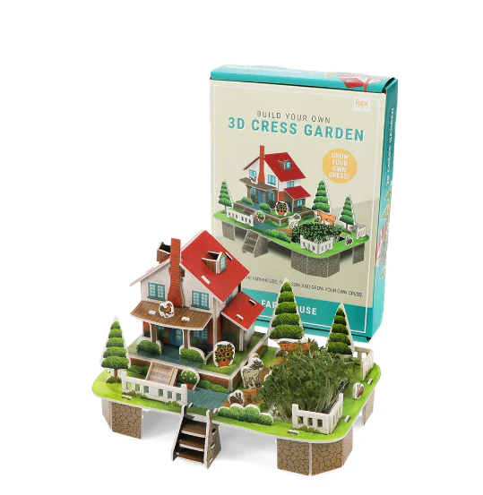 Build your own cress garden - Small Farmhouse