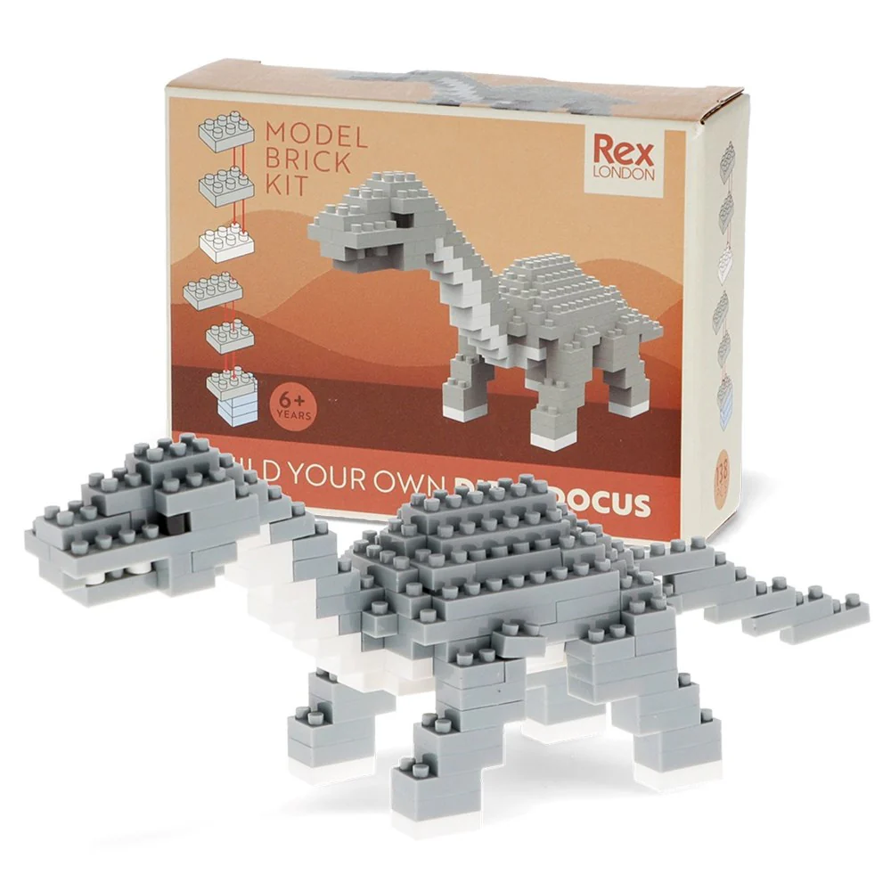 Build your own dinosaur model brick kit - Diplodocus - Image 2