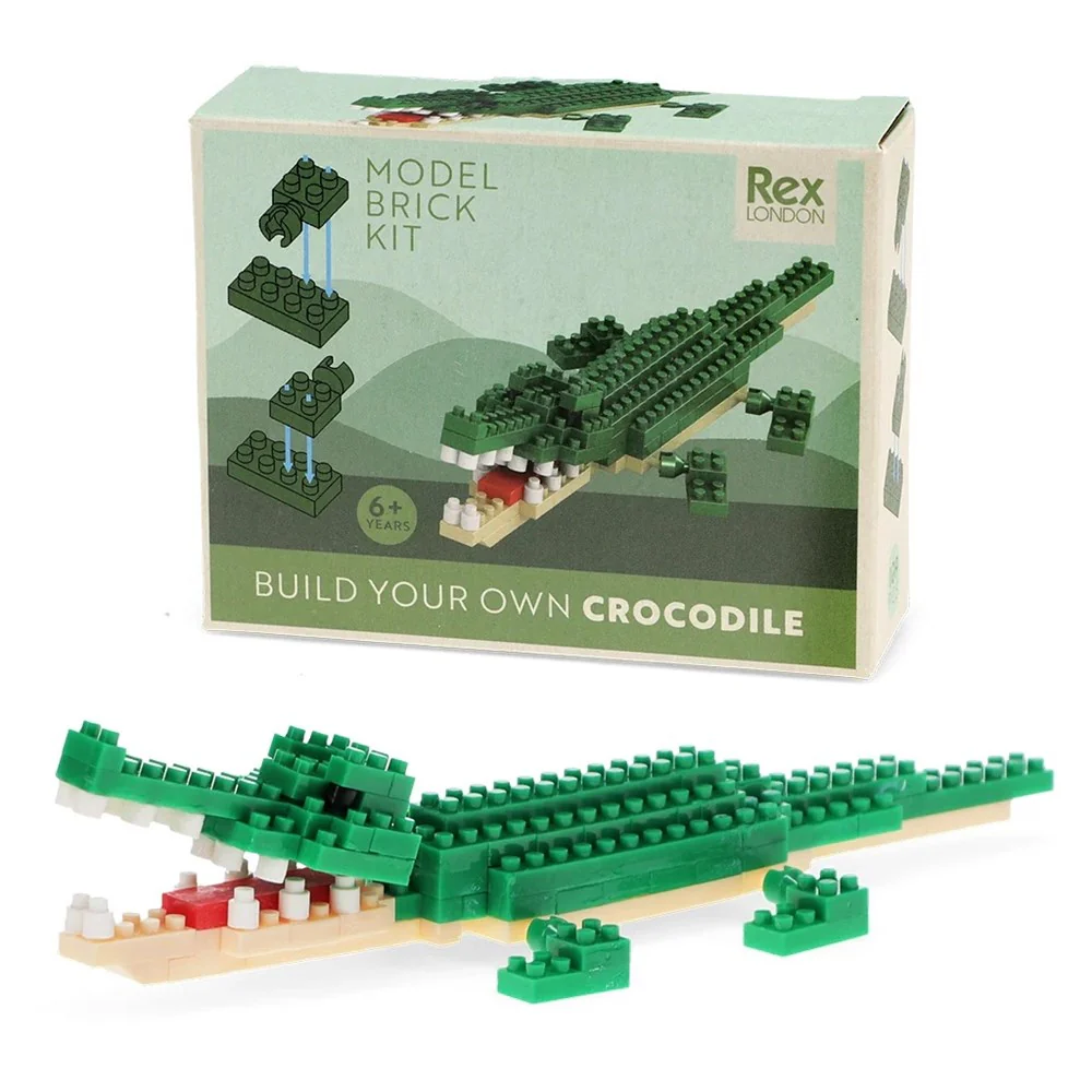 Build your own model brick kit - Crocodile