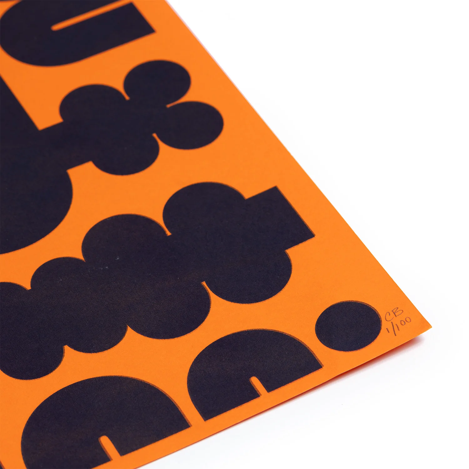 Bump A3 Riso Print - Tangerine - Image 3
