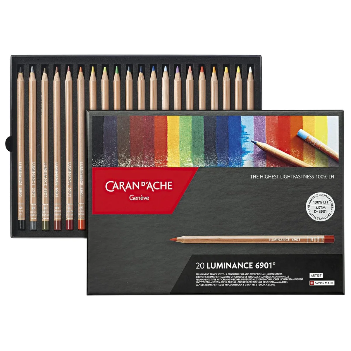Caran D'Ache Luminance 6901 Set of 20