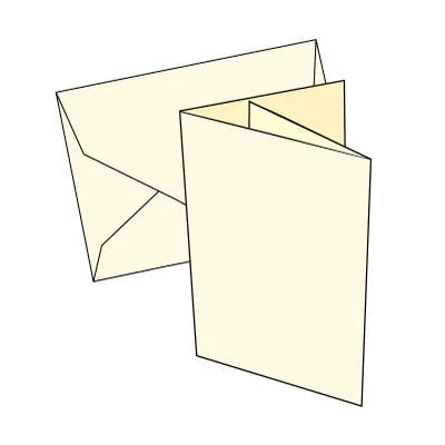 Cards Double Fold A6 - 10 Pk No aperture - Image 3