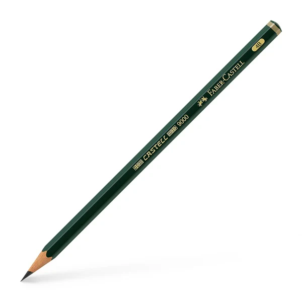 Castell 9000 Black Lead Pencils, 4B