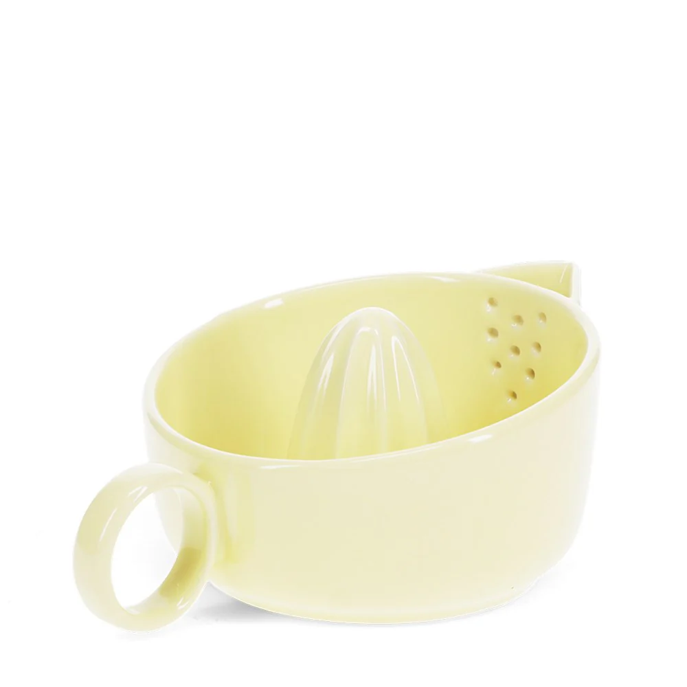 Ceramic lemon juicer - Yellow