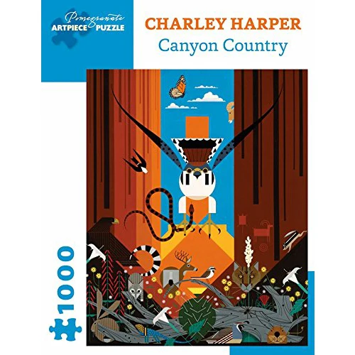 Charley Harper: 1000 Piece Jigsaw Puzzle - Canyon Country