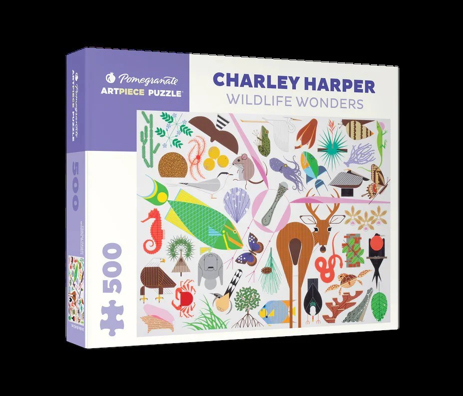 Charley Harper: 500 Piece Jigsaw Puzzle - Wildlife Wonders