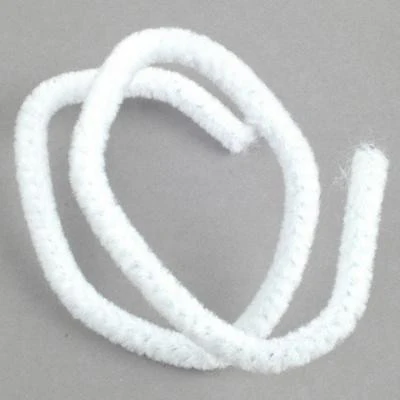 Chenille 6mm White - 20 Pk aka Pipe cleaners