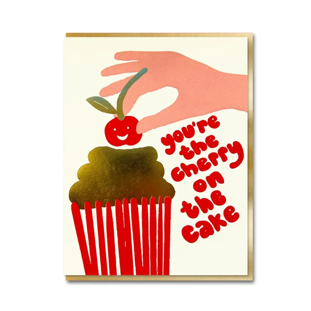 Cherry Cake Card