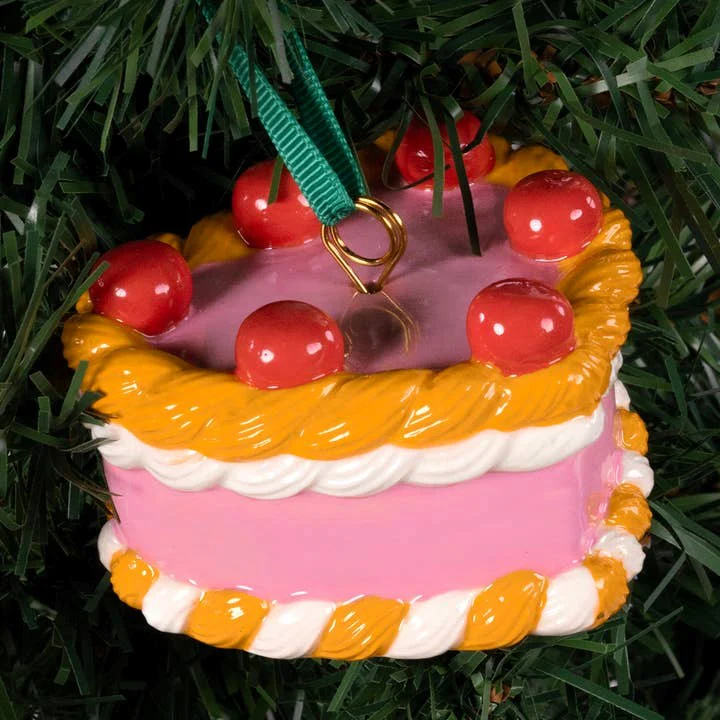 Cherry Cake Ornament - Image 2
