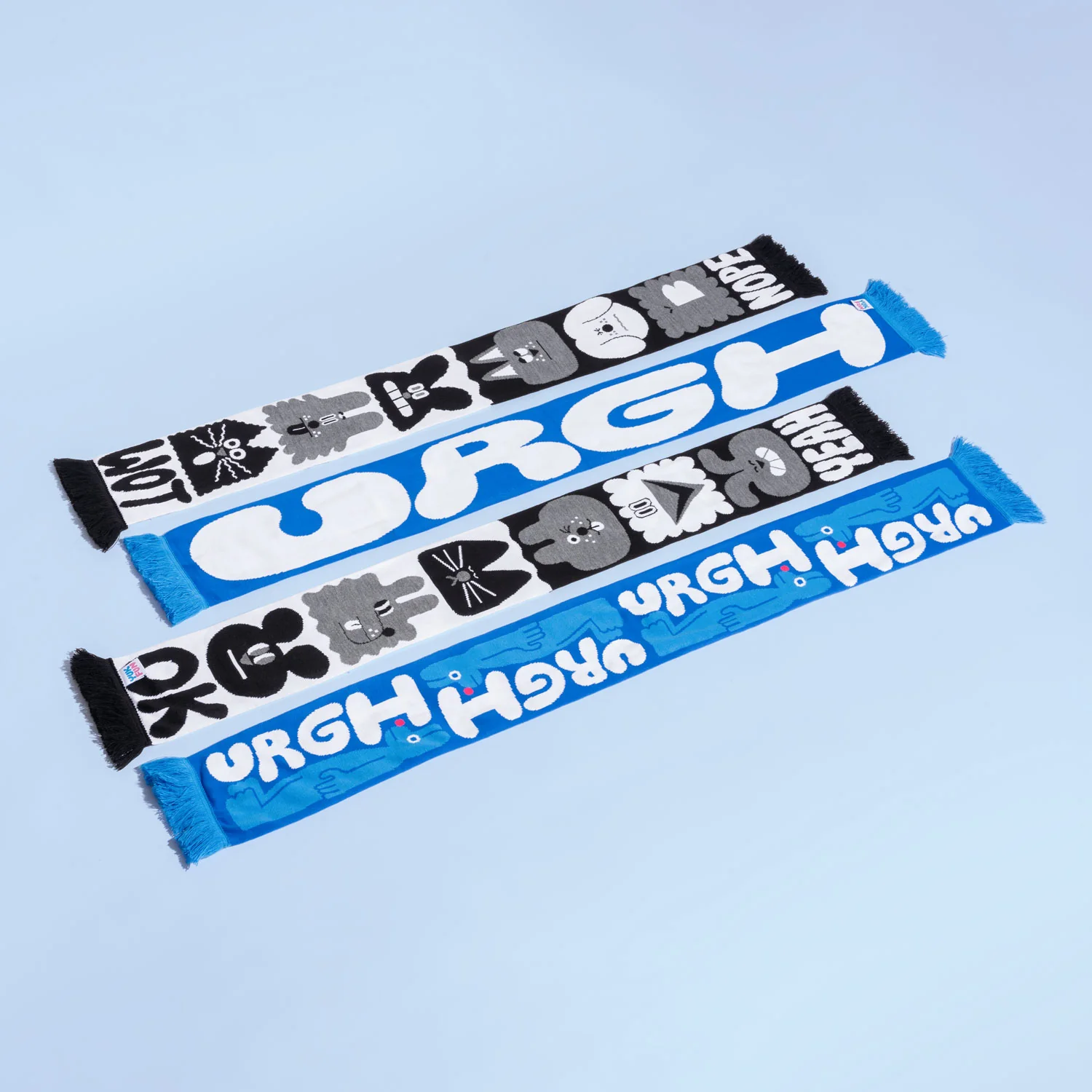 Chit Chat Scarf - Black & White - Image 3