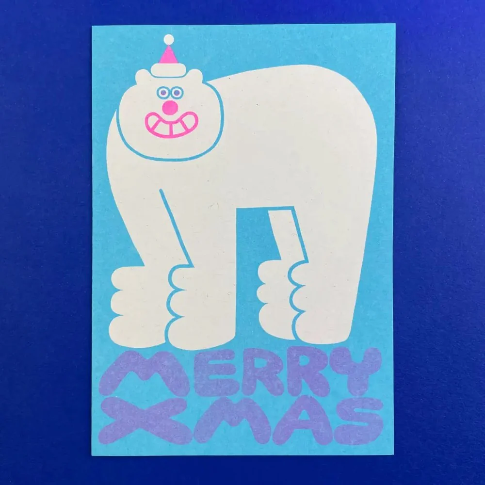 Christmas Polar Bear Card
