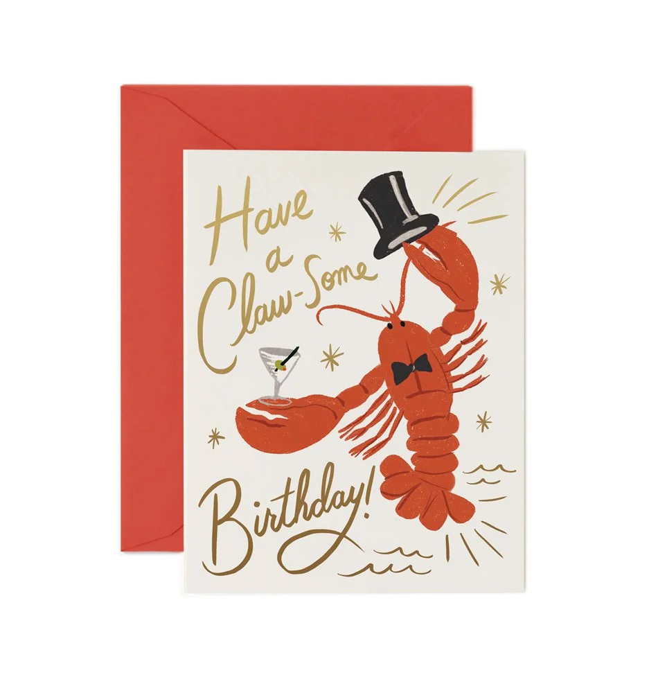 Claw-Some Birthday Card