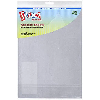Stix 2 A4 Clear Printable Acetate 5pk