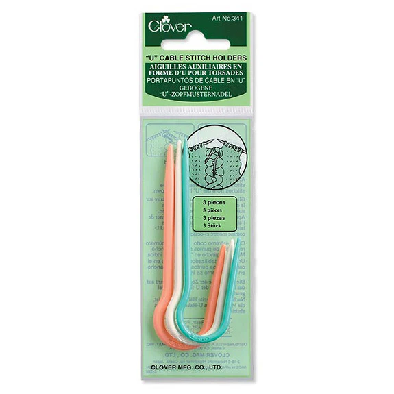 Clover Cable Stitch Holder Set 'U'