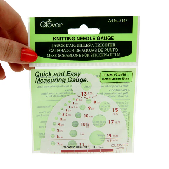 Clover Knitting Needle Gauge - Image 2