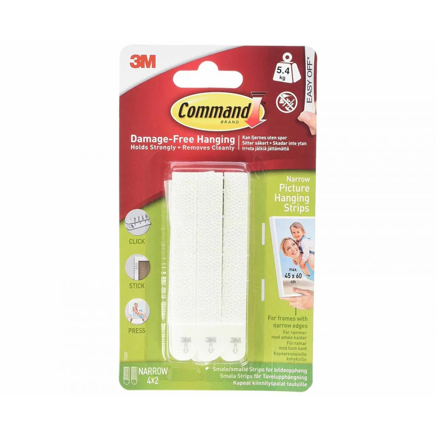 Command Narrow Picture Hanging Strips
