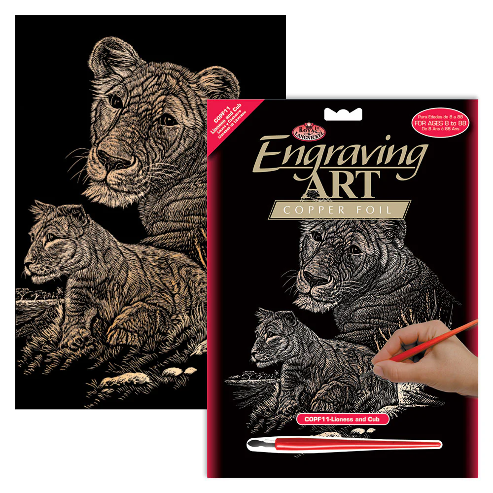 Copper Foil - Lioness & Cub