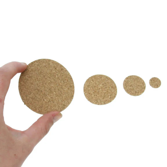 Cork Circles Self Adhesive Assorted - 45 Pack - Image 3